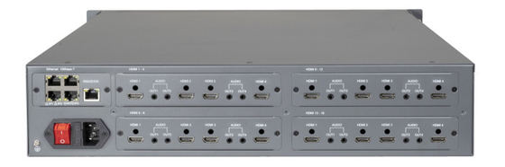 PM60MA3H/00-16H Sistema de matriz de video IP con salida 16CH HDMI Entrada de video sobre IP Administración de paredes de video